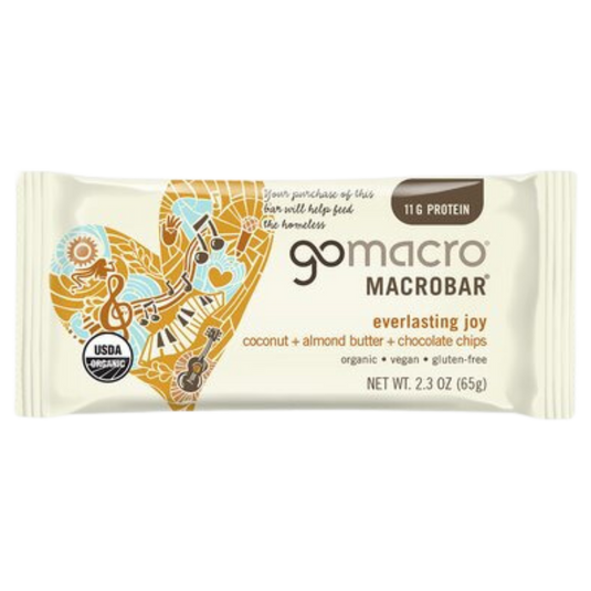 GoMacro Macrobar - Coconut + Almond Butter Box of 12