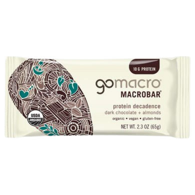 GoMacro MacroBar - Dark Chocolate + Almonds Box of 12