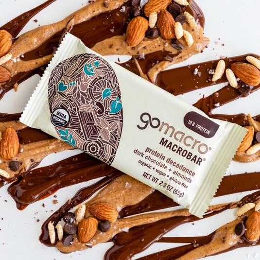 GoMacro MacroBar - Dark Chocolate + Almonds Box of 12