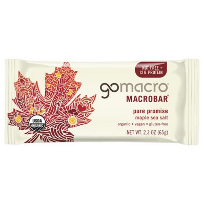 GoMacro MacroBars - Maple Sea Salt Box of 12