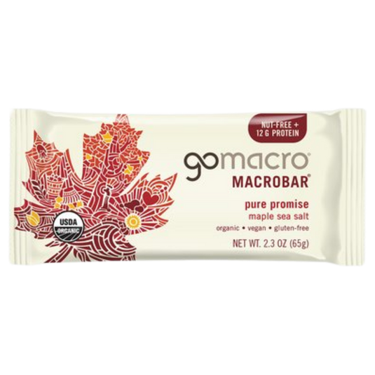 GoMacro MacroBars - Maple Sea Salt Box of 12