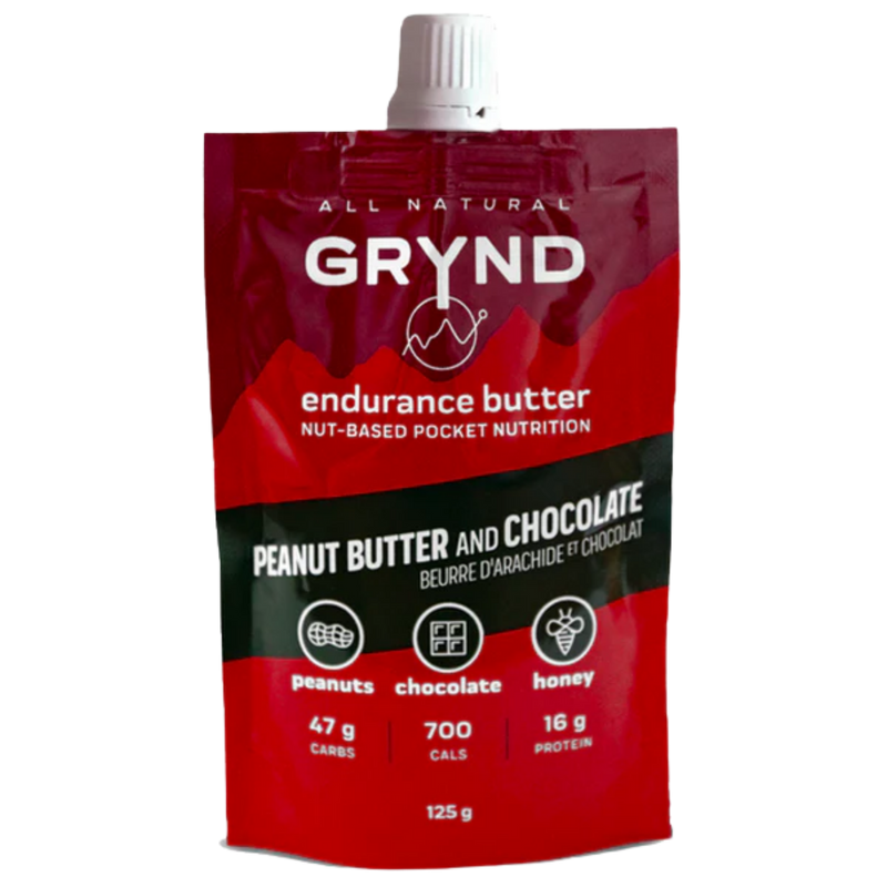 Load image into Gallery viewer, GRYND - All Natural Endurance Butter Peanut Butter+Chocolate  (125g Packs x 3) $19.75
