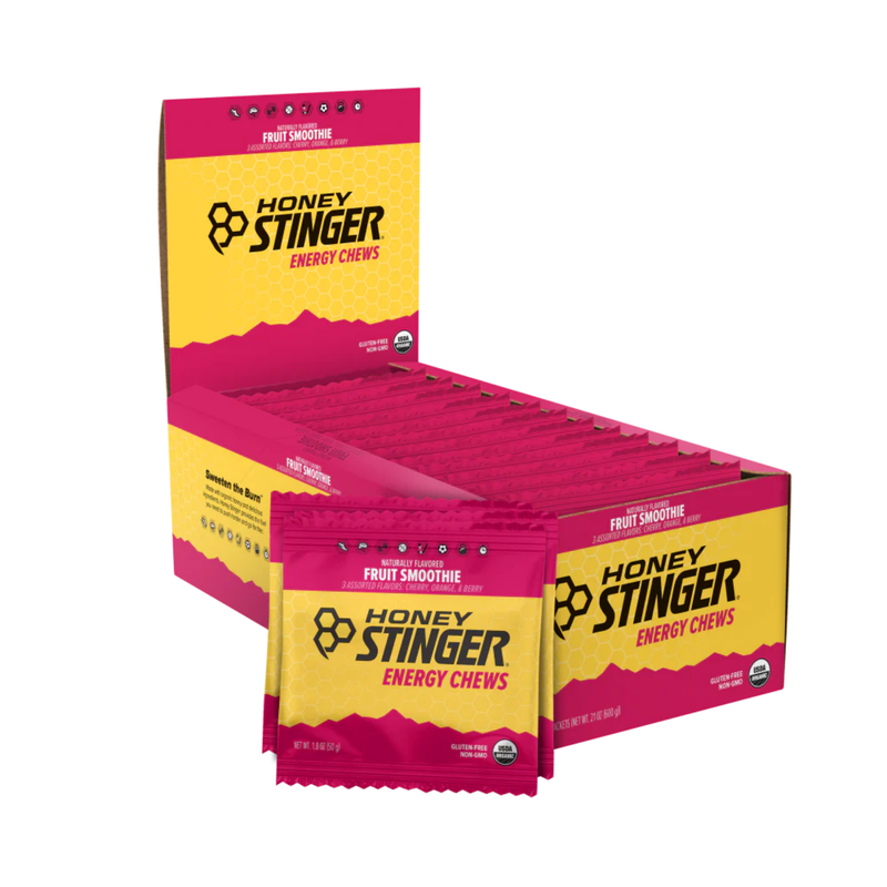 Load image into Gallery viewer, Honey Stinger Organic Energy Chews - Fruit Smoothie Box of 12
