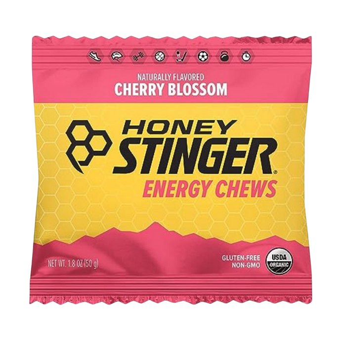 Honey Stinger Organic Energy Chews - Cherry Blossom box of 12