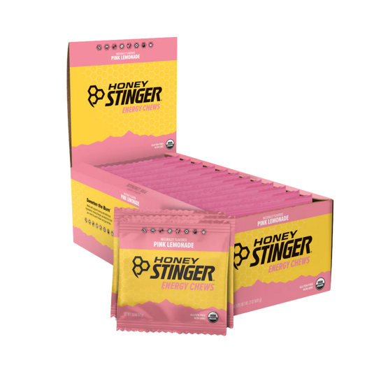 Honey Stinger Organic Energy Chews - Pink Lemonade Box of 12