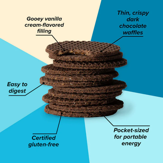 Honey Stinger Organic Waffles - Cookies and Cream 12 Pack