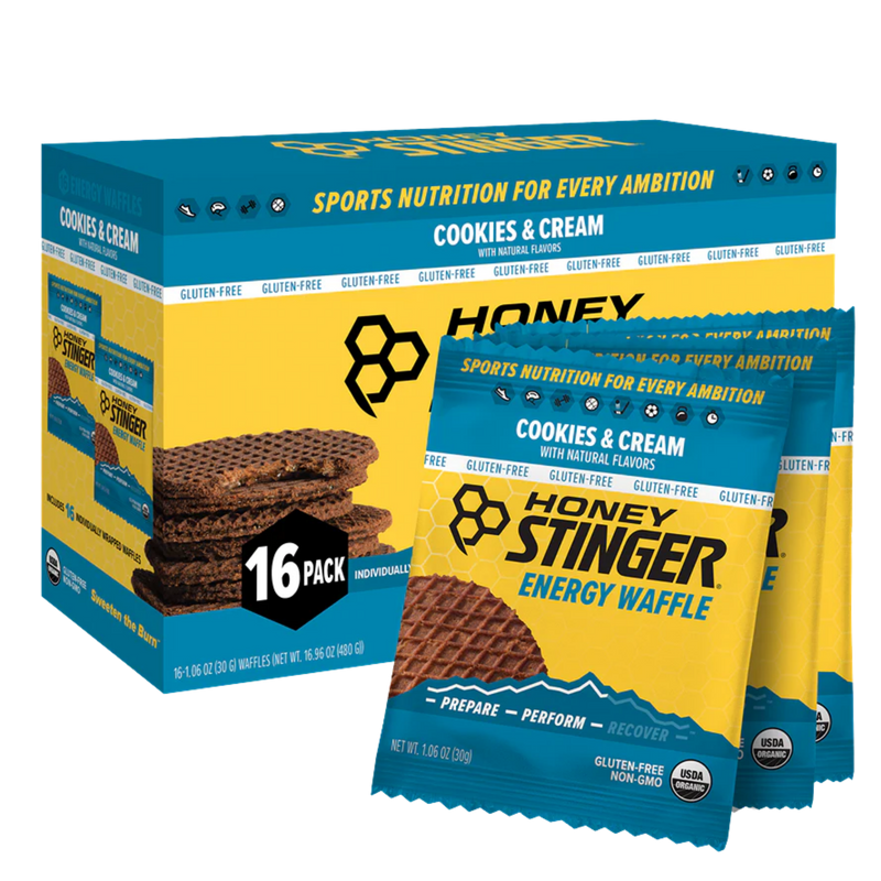 Load image into Gallery viewer, Honey Stinger Organic Waffles - Cookies and Cream 12 Pack
