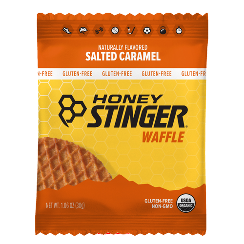 Honey Stinger Organic Waffles - GF Salted Caramel 12 Pack