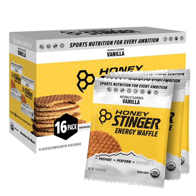 Load image into Gallery viewer, Honey Stinger Organic Waffles - Vanilla 12 Pack
