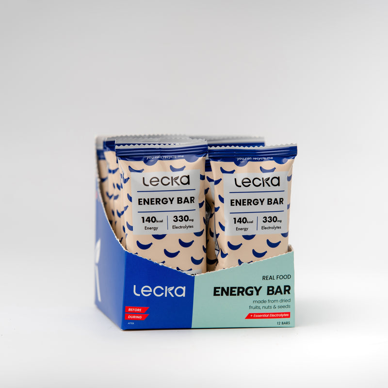 Load image into Gallery viewer, Lecka Energy Bar - Banana Cinnamon 12 Pack
