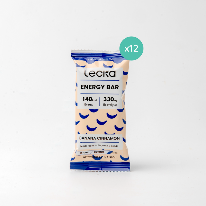 Load image into Gallery viewer, Lecka Energy Bar - Banana Cinnamon 12 Pack
