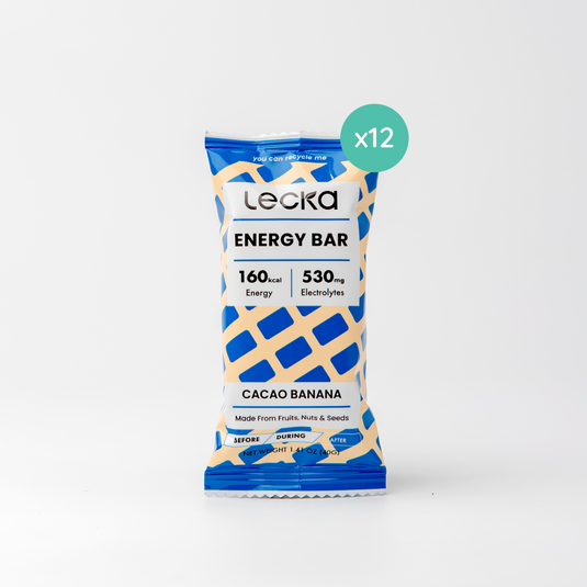 Lecka Energy Bar - Cacao Banana 12 Pack