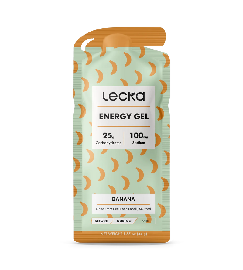 Load image into Gallery viewer, Lecka Energy Gels - Banana 12 Pack
