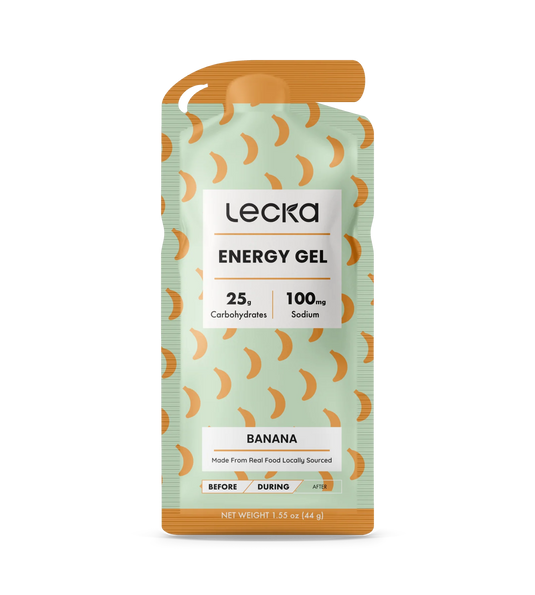 Lecka Energy Gels - Banana 12 Pack