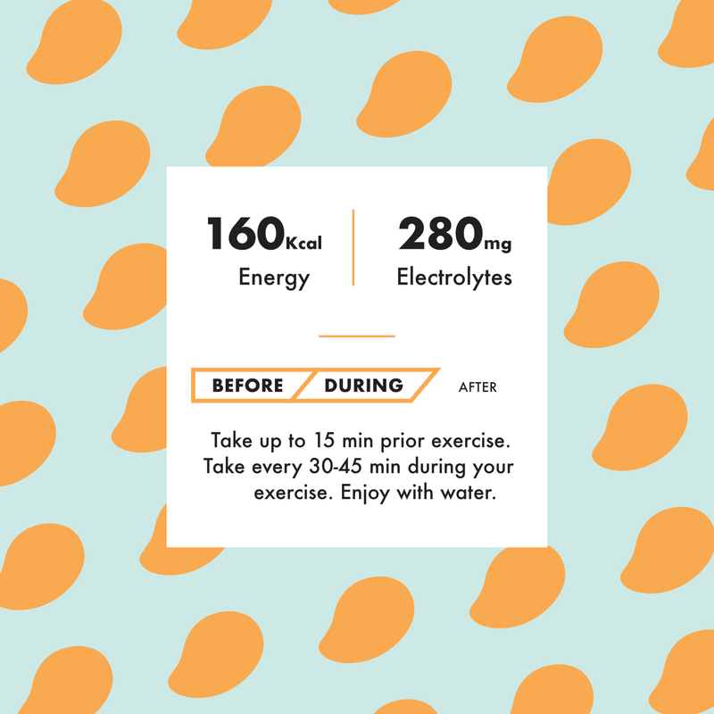 Load image into Gallery viewer, Lecka Energy Bar - Mango Coconut 12 bars

