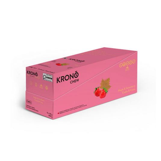 Krono Nutrition Strawberry & Maple Chews - Box of 12