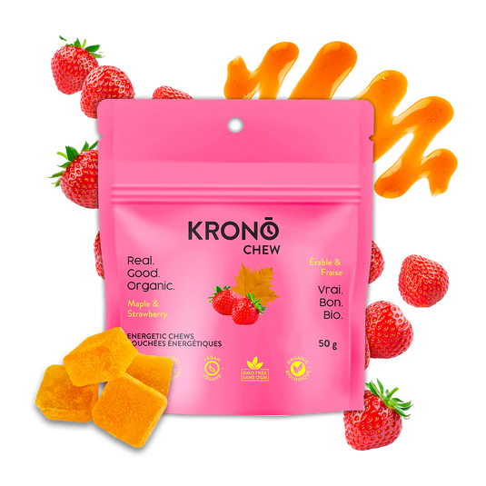 Krono Nutrition Strawberry & Maple Chews - Box of 12