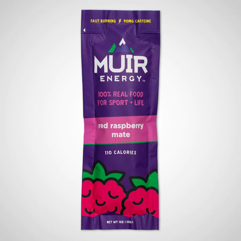 Load image into Gallery viewer, Muir Energy - Red Raspberry Mate Gels 3 Pack/$11.25
