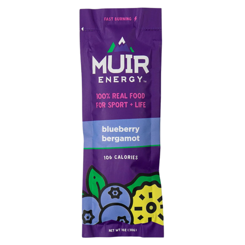 Muir Energy - Blueberry Bergamot Energy Gels 10 Pack