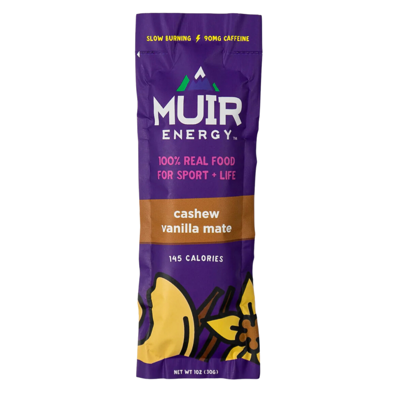 Load image into Gallery viewer, Muir Energy - Cashew Vanilla Mate Energy Gel 10 Pack
