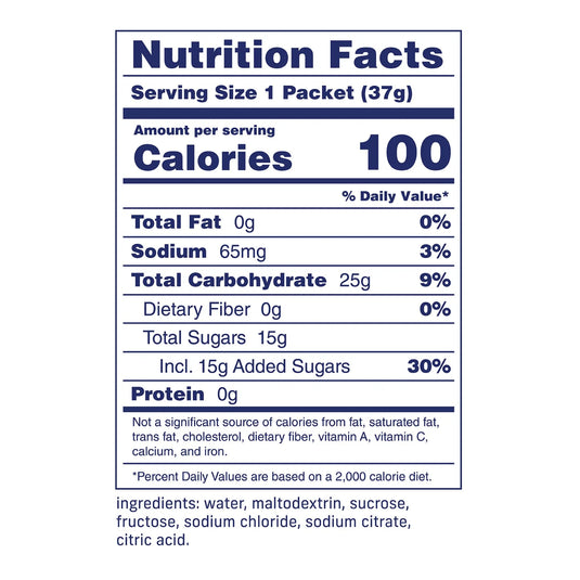 Carbs Fuel Original 25g Energy Gels