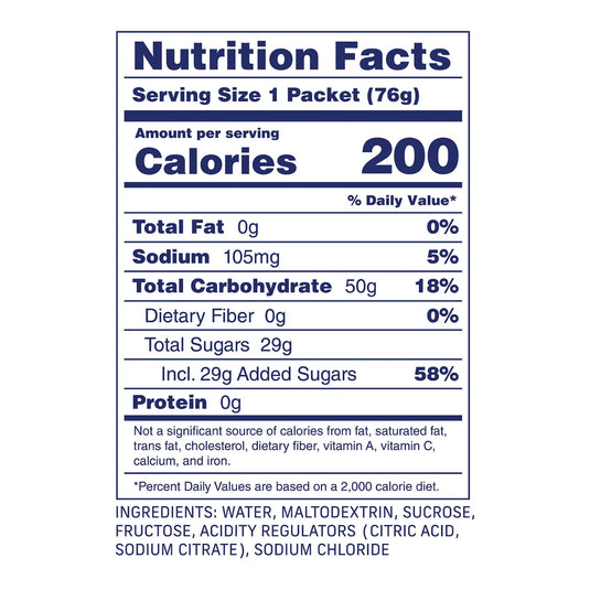 Carbs Fuel Original 50g Energy Gels