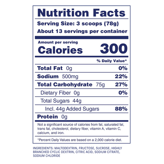 Carbs Fuel Original 1,000g Sport Drink Mix