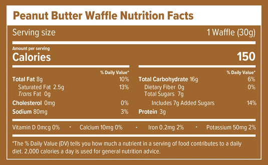 Honey Stinger Peanut Butter Energy Waffles