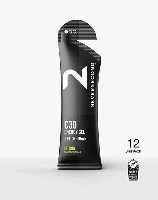 Neversecond C30 Energy Gel - 12 Unit Pack