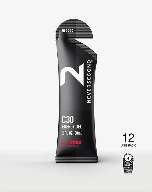 Neversecond C30 Energy Gel - 12 Unit Pack