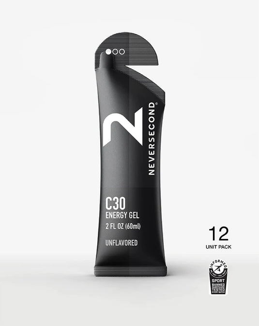 Neversecond C30 Energy Gel - 12 Unit Pack