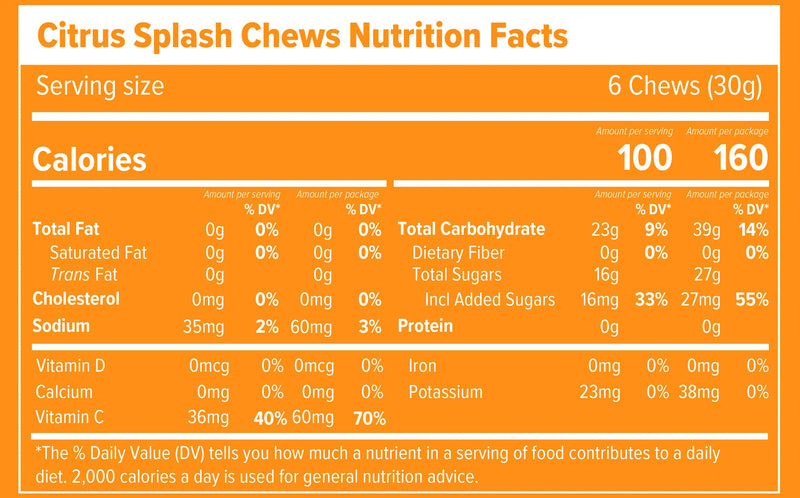 Load image into Gallery viewer, Honey Stinger Citrus Splash Energy Chews -  Box of 12
