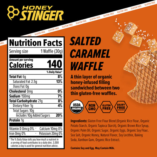 Honey Stinger Organic Waffle - Variety Pack of 12