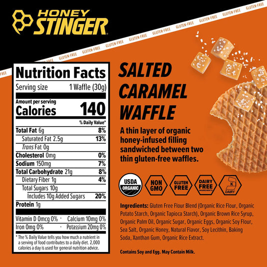 Honey Stinger Gluten Free Waffle Variety - Box of 12