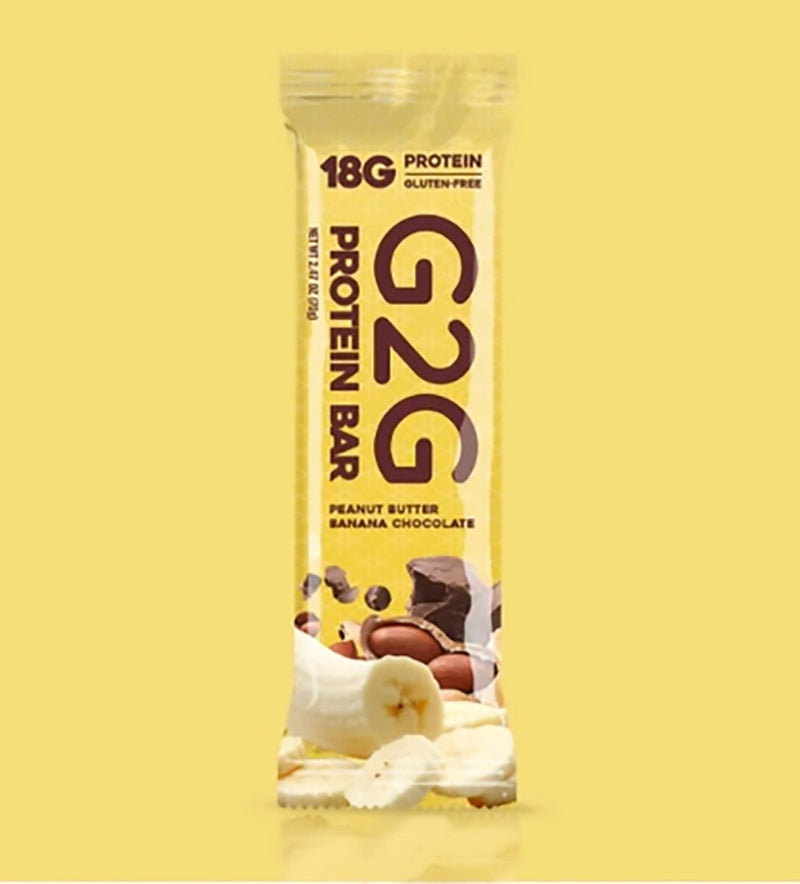 Load image into Gallery viewer, G2G Protein Bar - Peanut Butter Banana Chocolate Box of 8
