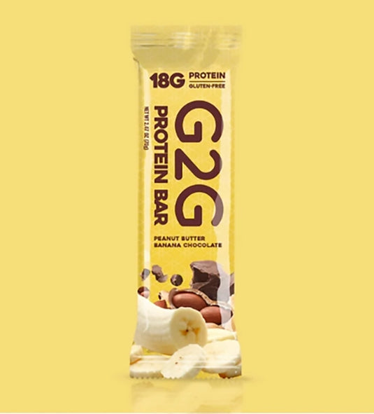 G2G Protein Bar - Peanut Butter Banana Chocolate Box of 8