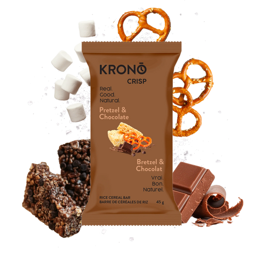Krono - Pretzel & Chocolate Energy Rice Cake - Box of 12