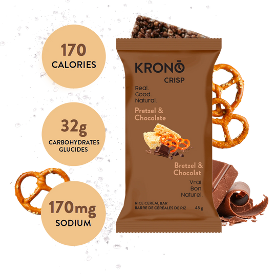 Krono - Pretzel & Chocolate Energy Rice Cake - Box of 12