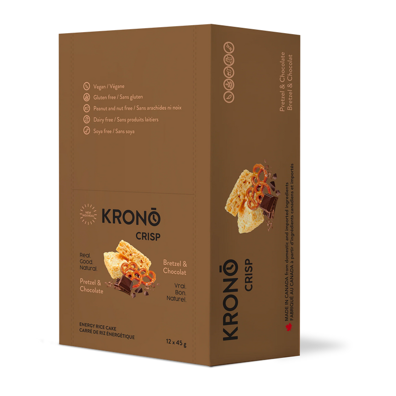 Load image into Gallery viewer, Krono - Pretzel &amp; Chocolate Energy Rice Cake - Box of 12
