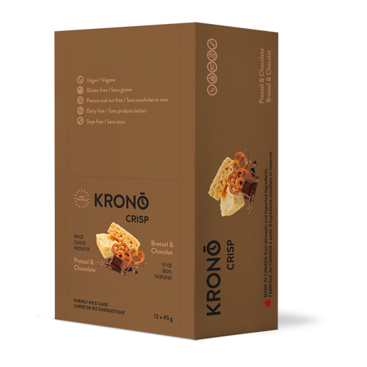 Krono - Pretzel & Chocolate Energy Rice Cake - Box of 12