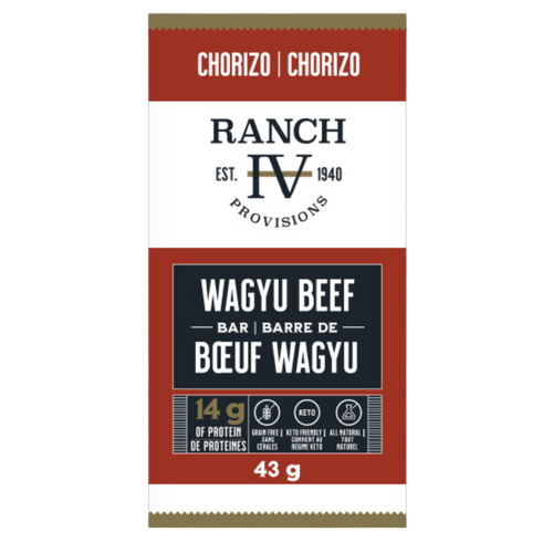 Ranch Provisions Wagyu Beef Bar - Chorizo 6 Pack/$33