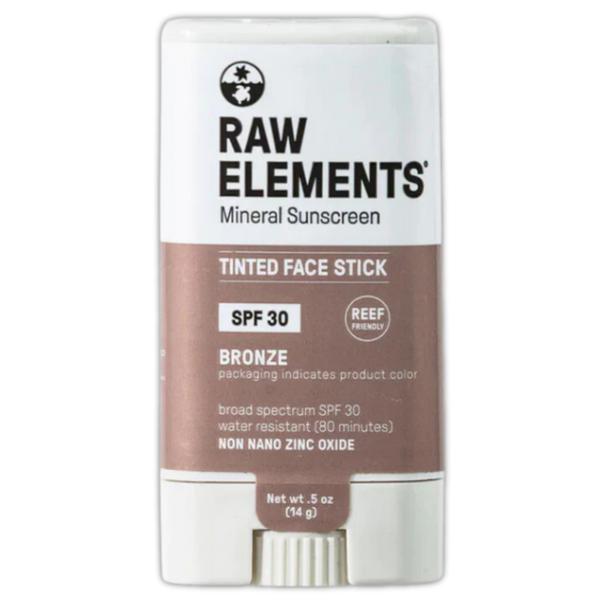 RAW ELEMENTS TINTED FACE STICK SPF 30 | BRONZE - 2 Pack