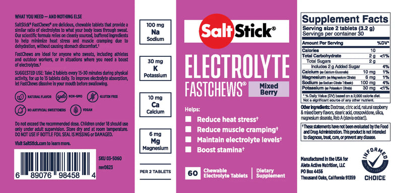 Load image into Gallery viewer, SaltStick Fast Chews Bottle - 60ct
