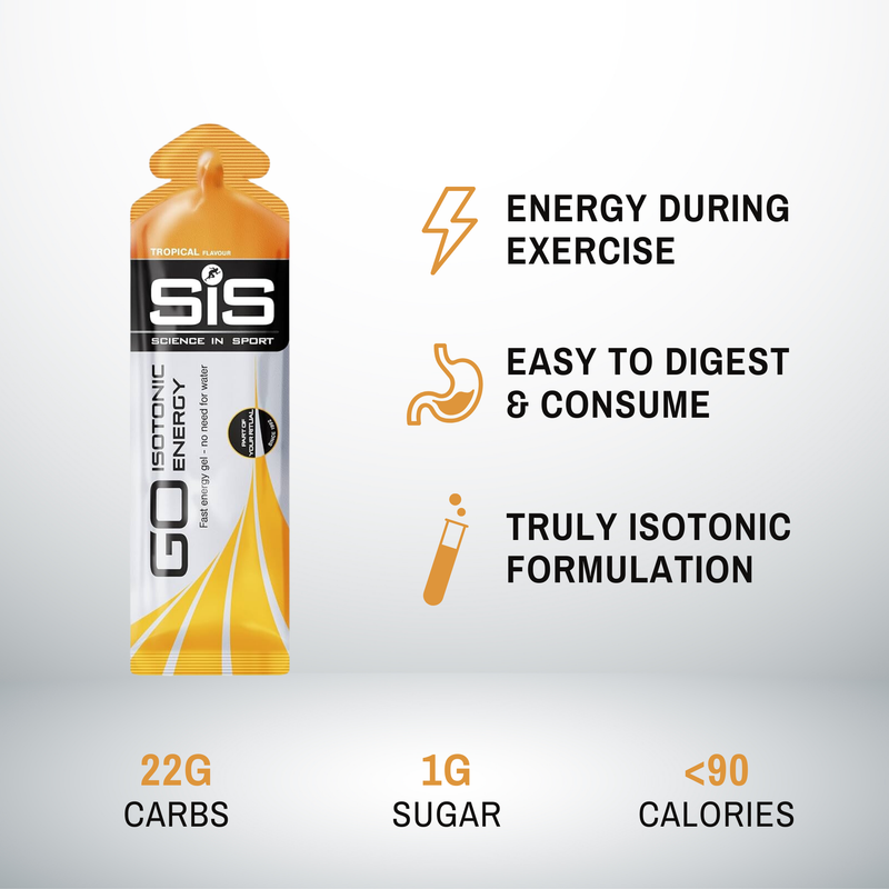 Load image into Gallery viewer, SiS - GO Isotonic Energy Gel 60ml 6 Pack Tropical
