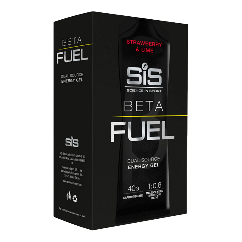 Load image into Gallery viewer, SiS Strawberry &amp; Lime Beta Fuel Gels - 6 Pack
