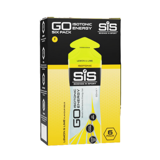 SiS - GO Isotonic Energy Gel 60ml 6 Pack Lemon Lime