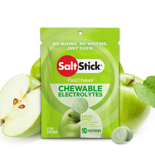 SaltStick Fastchews Green Apple Packs