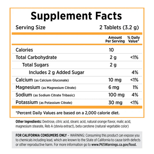 SaltStick Fastchews Tart Orange  10 per pack