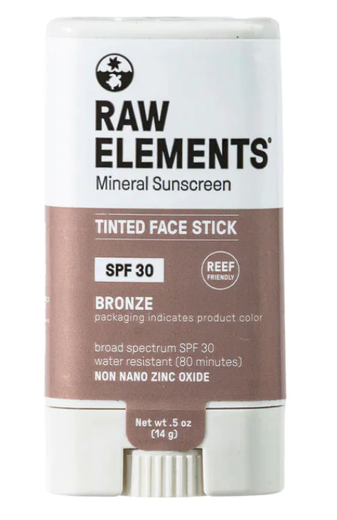 RAW ELEMENTS TINTED FACE STICK SPF 30 | BRONZE - 2 Pack