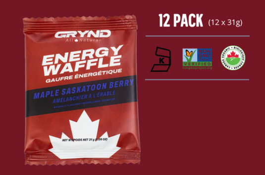 Grynd Energy Waffles - 12 Pack